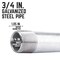 Ace Trading - Nipple STZ Industries 3/4 in. MIP each X 3/4 in. D MIP Galvanized Steel Close Nipple 301UP34XCL - alternate 7